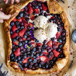 Puff Pastry Berry Galettte — Inspired With A Twist