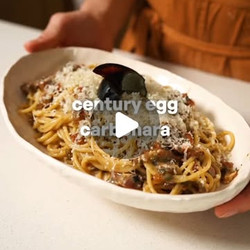 Century Egg Carbonara