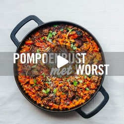 Pompoenrijst Met Worst