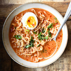 Coconut Gochujang Noodle Soup