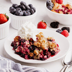 Mixed Berry Cobbler