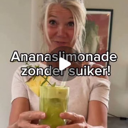 Ananaslimonade Zonder Suiker