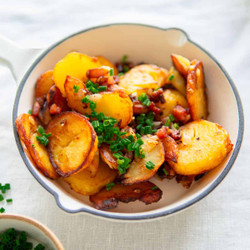 Bratkartoffeln (german Pan-fried Potatoes)