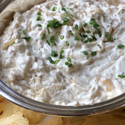 Ina's Pan-fried Onion Dip