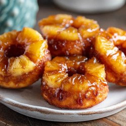 Sweet Potato Pineapple Upside Down Donut Rings