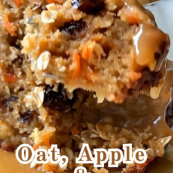 Oat, Apple &amp; Carrot Cake