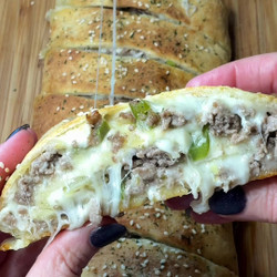 Philly Cheesesteak Stromboli