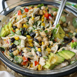 Southwest Shredded Chicken Salad