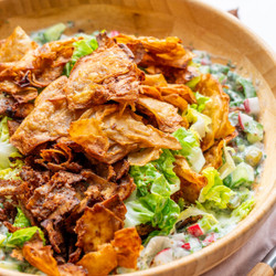 Crispy Shaved Potato Salad