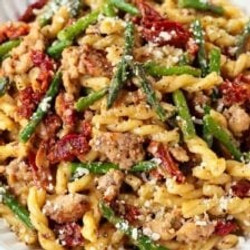 Gemelli With Sausage And Asparagus