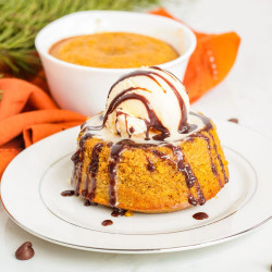 Easy Pumpkin Lava Cake