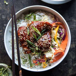 Instant Pot Sticky Korean Chicken