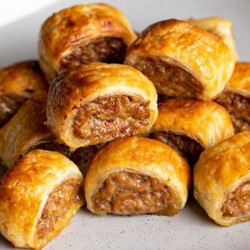 French Onion Sausage Rolls