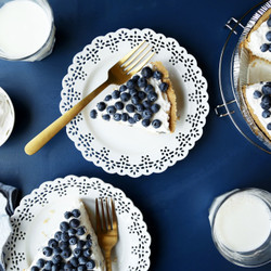 Easy Blueberry Cream Pie