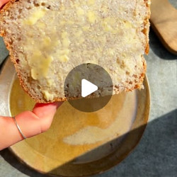 Three Ingredient Gluten-free Buckwheat Bread