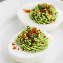 Avocado Deviled Eggs