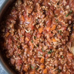 30-minute Ground Turkey Bolognese Sauce