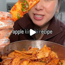 Cucumber Kimchi (or Apple Kimchi)