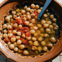 Oven-roasted Chickpeas