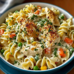 Chicken Pot Pie Pasta