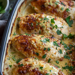 Baked Caesar Chicken Recipe