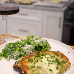 Pesto Chicken Parmesan