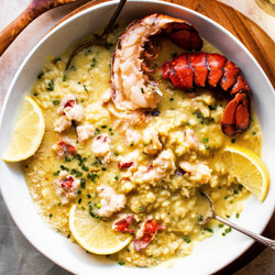 Butter Poached Lobster Risotto