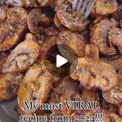 Keto Air Fryer Mushrooms