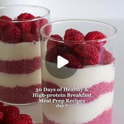 Raspberry Chia Pudding Parfaits