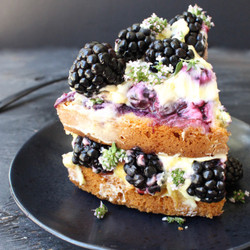 Italian Lemon Olive Oil Cake Recipe With Berries + Mascarpone