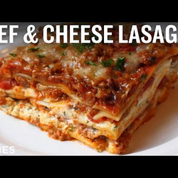 Beef &amp; Cheese Lasagna