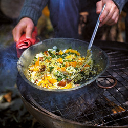 Fried Rice With Butternut Squash, Chestnuts And Chard
