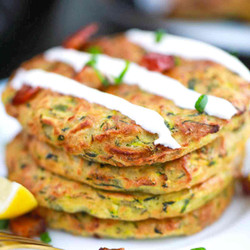 Air Fryer Zucchini Fritters