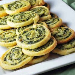 Spinach And Artichoke Pinwheels