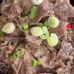 One Pot Gyudon (Beef bowl)