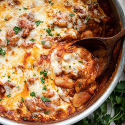 White Beans With Mushrooms And Marinara