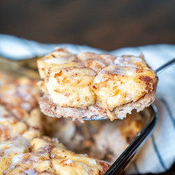Overnight Cinnamon Roll Casserole