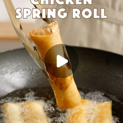 Crispy Chicken Spring Rolls