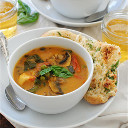Weeknight Indian Chicken Soup