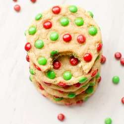 M&amp;m Christmas Cookies