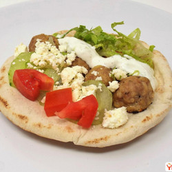 Turkey Meatball Gyros