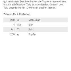 Topfenspätzle