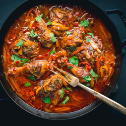 Poul Nan Sos (haitian Chicken In Sauce)