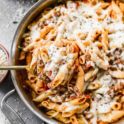 One Pan Baked Ziti