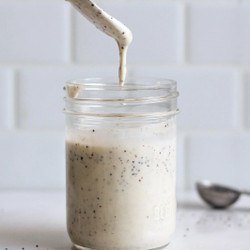 5-minute Greek Yogurt Poppyseed Dressing