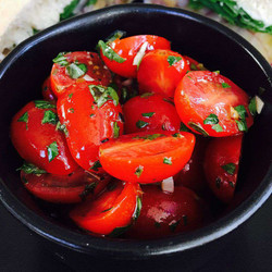 Marinated Cherry Tomato Salad