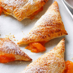 Apricot Turnover With Sugared Puff Pastry | Myfoodbook With Summer Stonefruit
