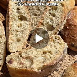 Crispy Rolls In 1 Hour! No Touch, No Knead