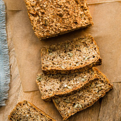 No-knead Chia, Flax And Oat Bread