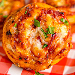 Baked Pizza Pinwheels
